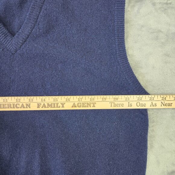 Woodward Sweater Vest Mens L Lambswool‎ Career Preppy Eclectic Business Casual - Picture 4 of 5